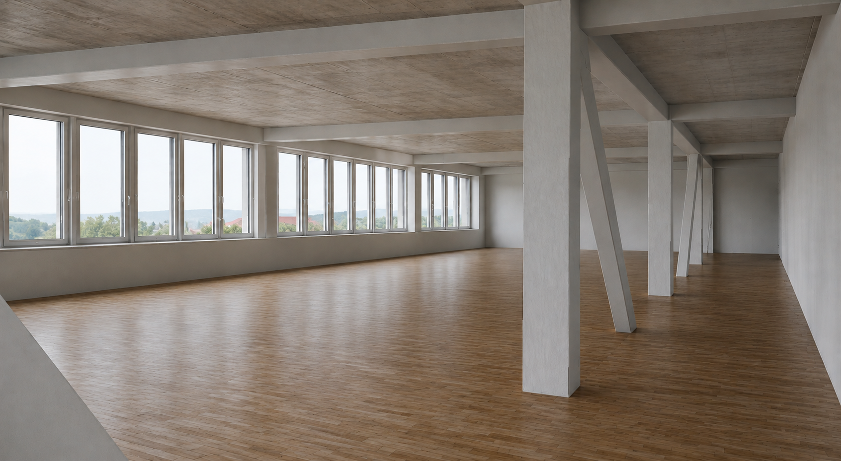 Neue Bürofläche im 4. OG mit 223m2 mit grosser Dachterrasse
