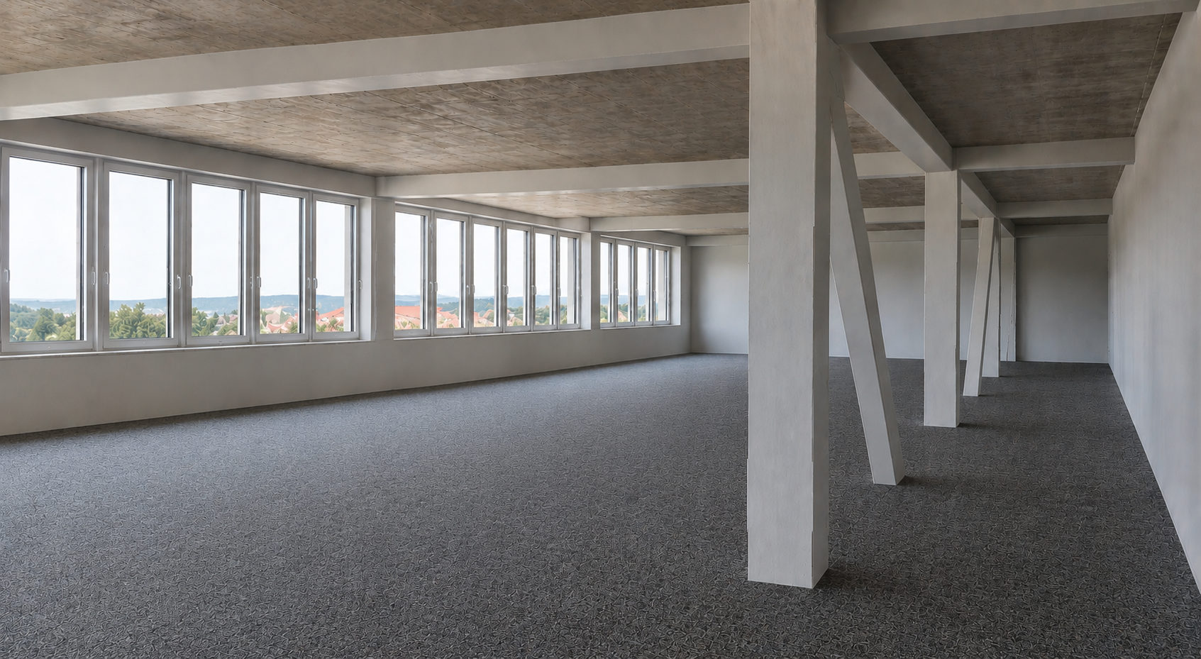 Neue Bürofläche im 4. OG mit 223m2 mit grosser Dachterrasse
