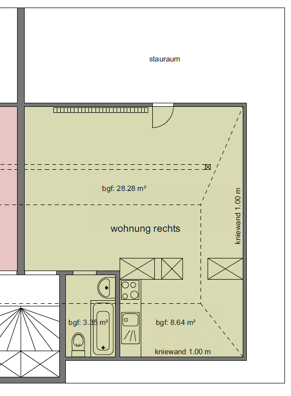 Perfekte Wohnung für Pendler und Studenten! Möbliert!