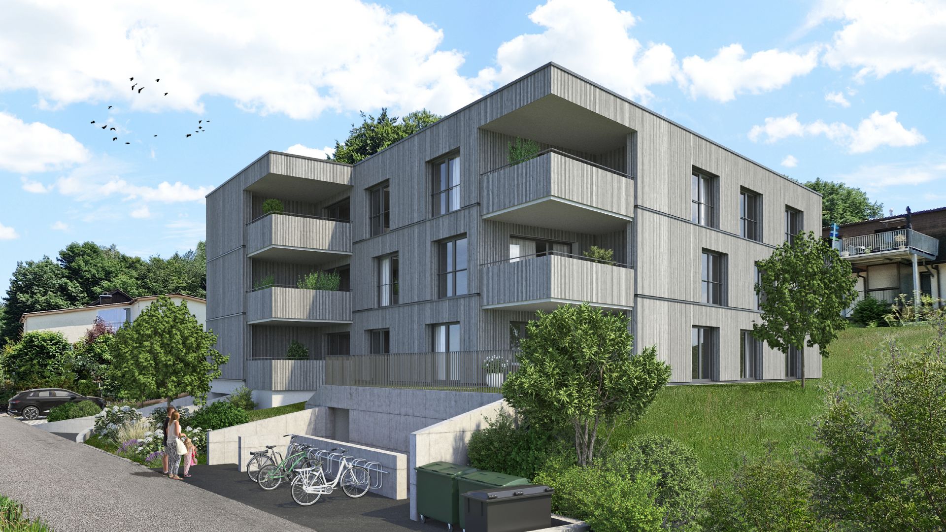 Neubauwohnung: 3.5-Zimmer-Eigentumswohnung im 1. Obergeschoss