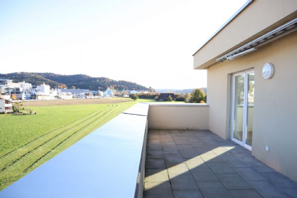 Attikawohnung mit grosser Terrasse!