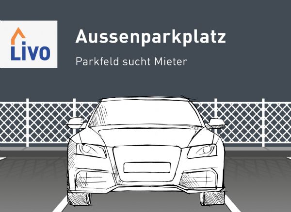 Außen Parkplatz zu vermieten!